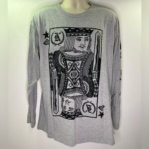 Eighty eight men’s king graphic long sleeve shirt size XL